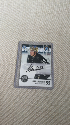 Blueline 24-25 Max Lindroth 5/10 signature