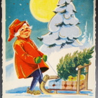 Joulukortti postileimalla KOUVOLA-Tornionmäki 1963 - pikkukuva 3
