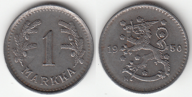 1 mk 1950 fe, tasalatva