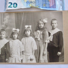 VANHA Kabinetti Valokuva Lapset 5 Sisarusta KIVAT Asut 1900- - pikkukuva 1