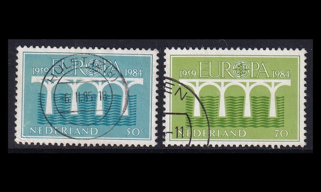 Alankomaat 1251-2A o Europa (1984)