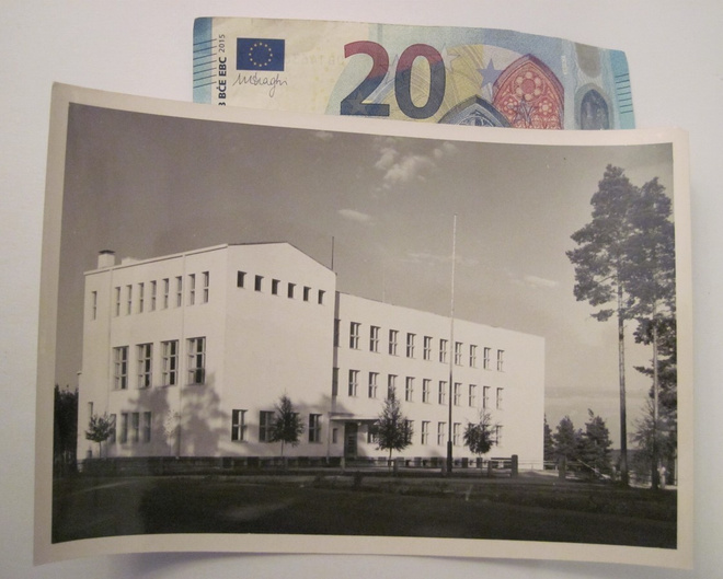 Postikortin Alkup. Valokuva Mikä Paikkakunta? 1950-l
