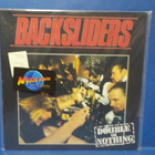 BACKSLIDERS - DOUBLE OR NOTHING M-/M- FIN -91 1.PAINOS LP - pikkukuva 1