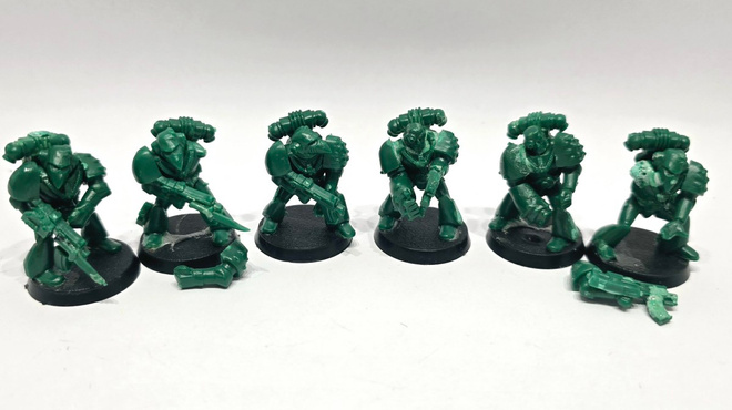 WH40K - 6kpl Space Marines (Rogue Trader) [K80]