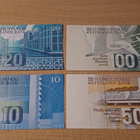 10, 20, 50 ja 100 mk 1986 ja -93. 4kpl. KL 8, 9. 9, 7 - pikkukuva 2