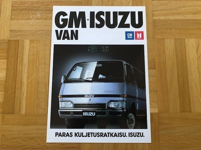 Esite Isuzu Van, vuodelta 1986, GM