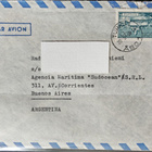 Lentokirje Argentiinaan käyttömerkillä 1958 - pikkukuva 1