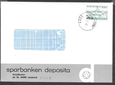 Postilähetys - Yl.m. 1,00 (LAPE 561) Esse 13.1.73