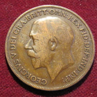 1 penny 1920 Iso-Britannia-Great Britain - pikkukuva 1