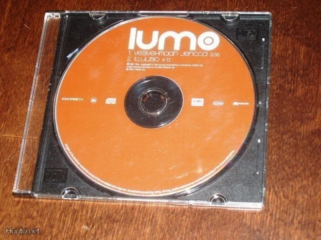 CD Maxi Single Vesivehmaan Jencca & Illuusio - Lumo