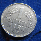 1 mark 1957G. Länsi-Saksa. West Germany - pikkukuva 1