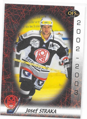 2002-03 OFS Plus #266 Josef Straka Plzen ex- Lukko