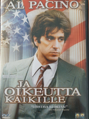Ja Oikeutta kaikille, Al Pacino DVD