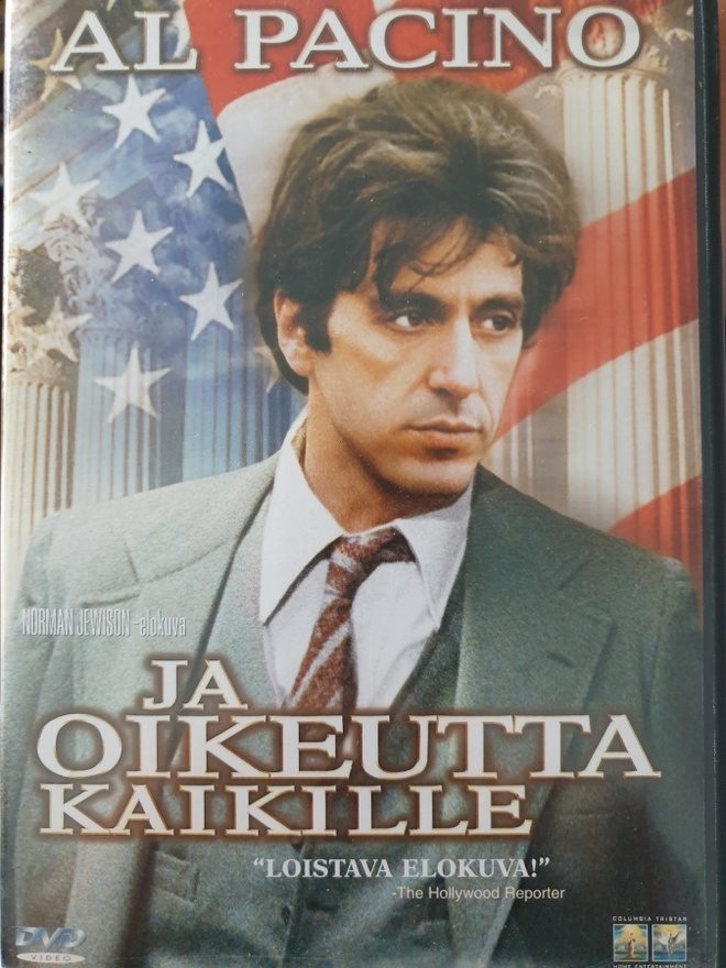 Ja Oikeutta kaikille, Al Pacino DVD