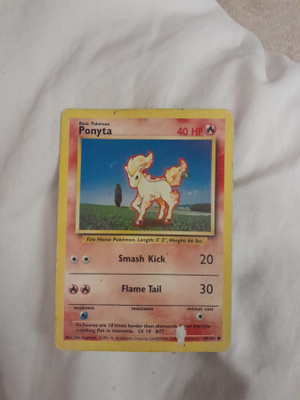 Ponyta - Base set 1 (BS1) card HP