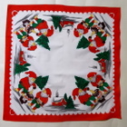 Retro joululiina - joulupuuron keittoa kissalle 78 x 78 cm - pikkukuva 1