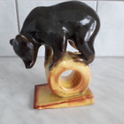 Lomonosov (Konakovo) Posliini Figuuri "Sirkuskarhu" - pikkukuva 1