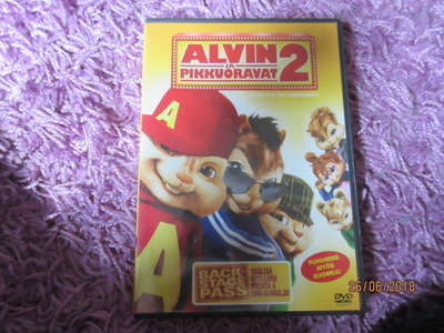 Alvin ja Pikkuoravat 2 dvd.