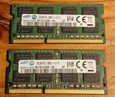 16GB DDR3 sodimm (2x 8gb)