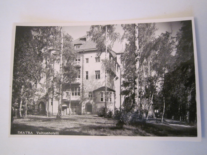 VANHA Postikortti Imatra 1950-l Alkup.Mallikappale