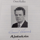 Onni Kallio : Ajatuksia ja kommentteja (signeerattu) - pikkukuva 3