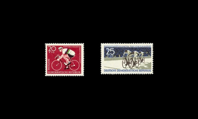 DDR 779-80 ** Pyöräilyn MM-kilpailut (1960)