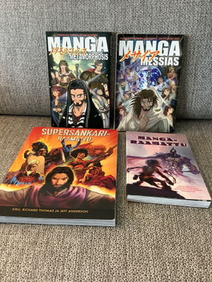 MANGA - (RAAMATTU,MESSIAS,METAMORPHOSI,SUPERSANKARIRAAMATTU)