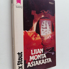 Rex Stout : Liian monta asiakasta - pikkukuva 1