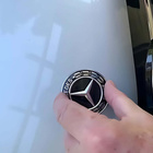 Mercedes-Benz lätkämerkki pystytähden tilalle, Täysmusta - pikkukuva 3