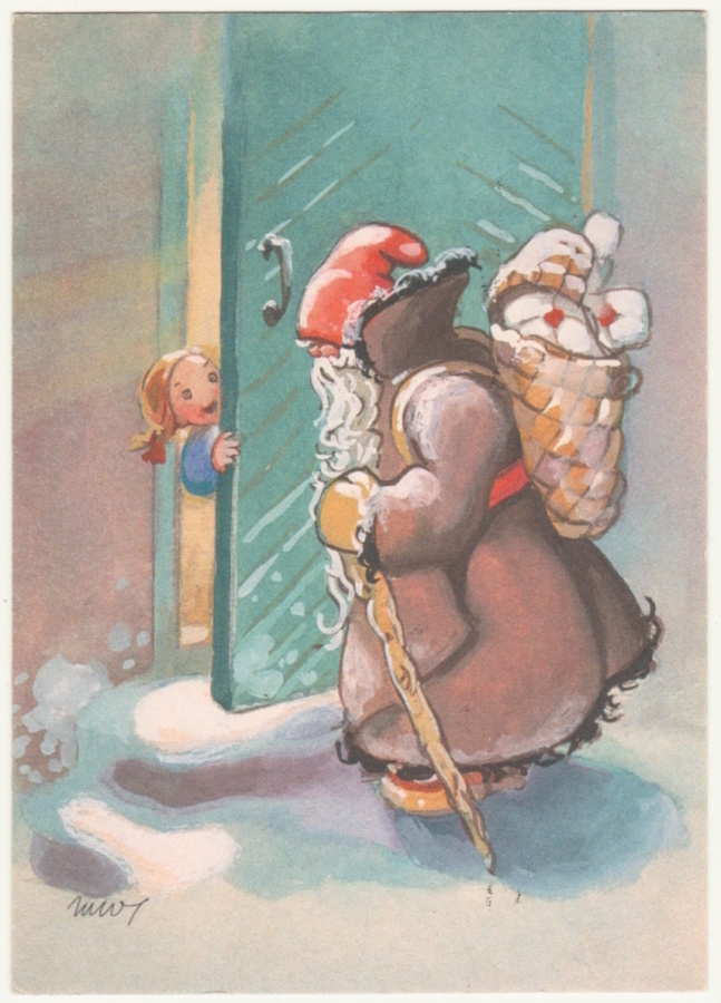 Wendelin : Joulupukki ovella