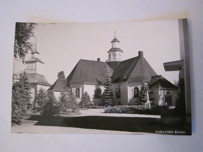 VANHA Postikortti Ilmajoki 1950-l Alkup.Mallikappale