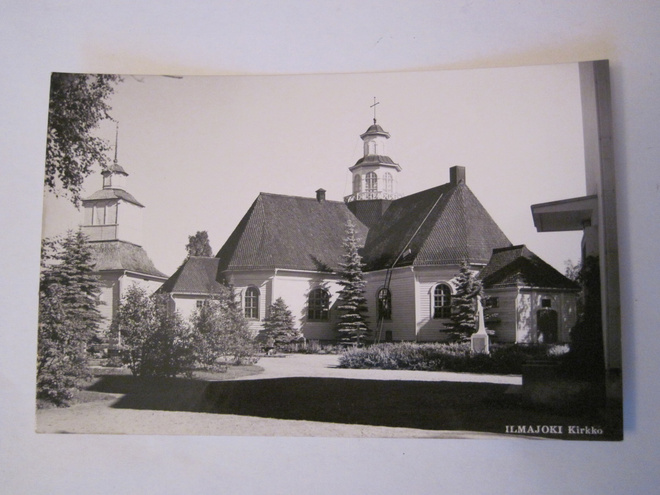 VANHA Postikortti Ilmajoki 1950-l Alkup.Mallikappale