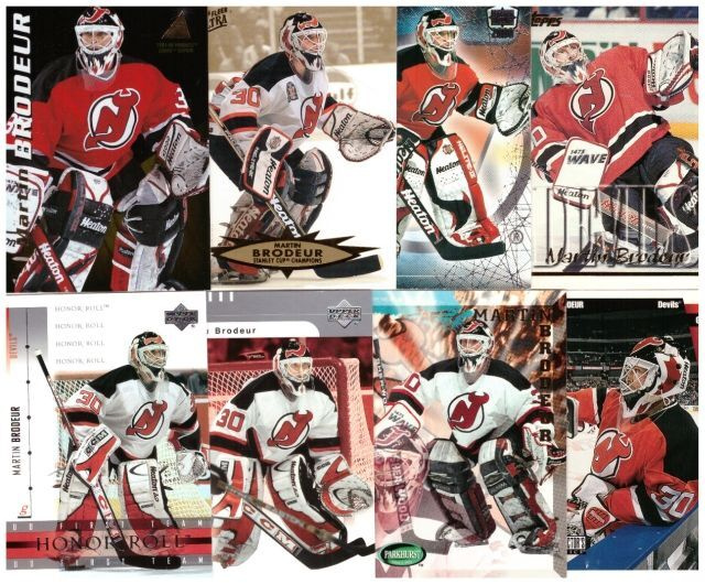 8 x MARTIN BRODEUR New Jersey Devils