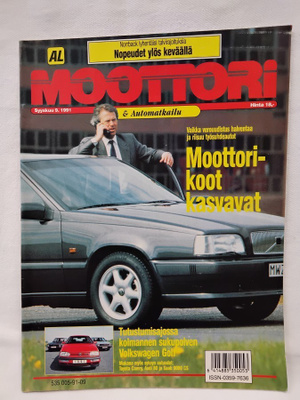 Moottori & automatkailu No 9 syyskuu 1991