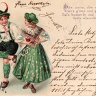Vanha postikortti-tanssipari - pikkukuva 1