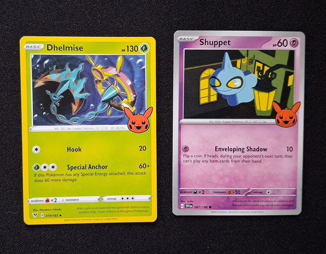 Pokemon kortit 2kpl (#61 Trick Or Trade 2023)
