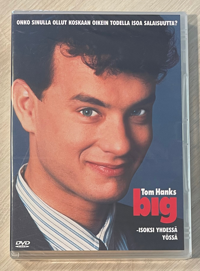Big - isoksi yhdessä yössä (1988) Tom Hanks (UUSI)