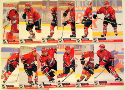Cardset 2018-19 HIFK 193-204 teamset