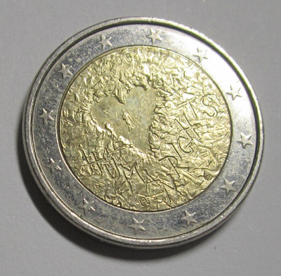 Suomi 2 € 2008 - Ihmisoikeuksien julistuksen 60. ... (CIRC)