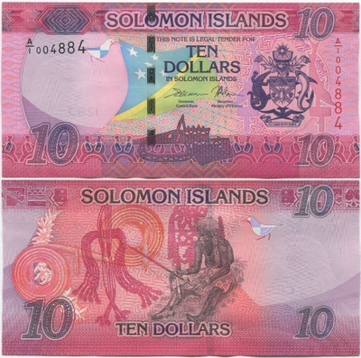 Salomonsaaret Solomon Islands 10 Dollars 2017 (P-33) UNC