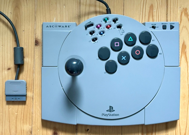 PS1: ASCiiWARE Specialized Arcade JoyStick (SLEH-0002)