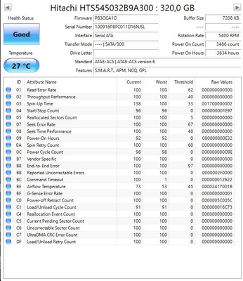 320GB SATA 2.5" HITACHI *ILMAINEN TOIMITUS*