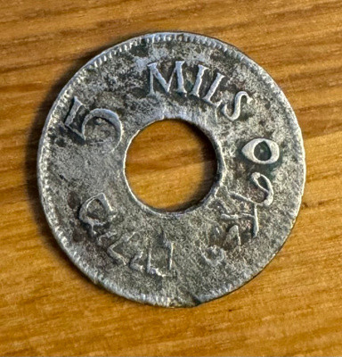 Palestiina 5 mils