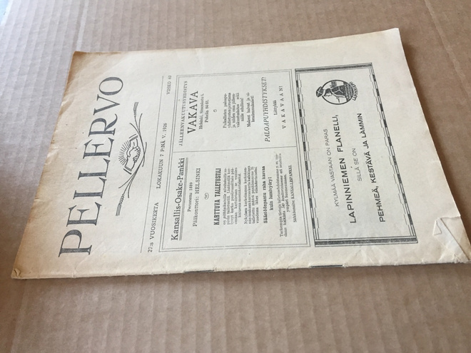 PELLERVO LEHTI 40/1926 HYVÄ