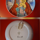 Arabian Madonna ja lapsi -posliiniseinälautanen v. 1962/1963 - pikkukuva 1