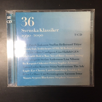 V/A - 36 svenska klassiker 1990-2000 2CD