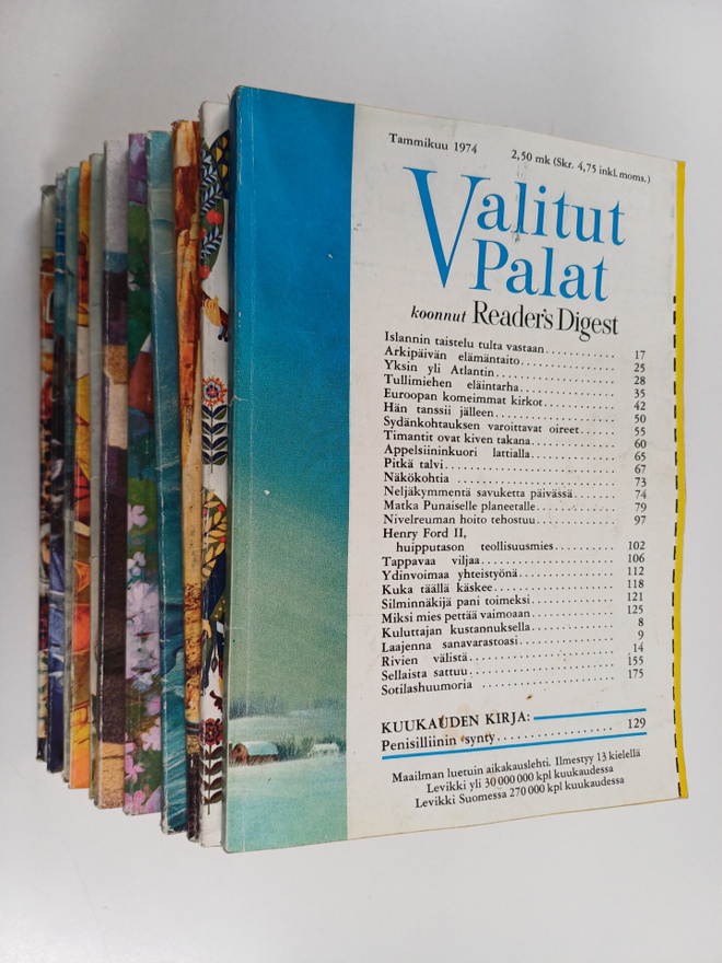 Valitut palat vuosikerta 1974  (1-9, 11-12)