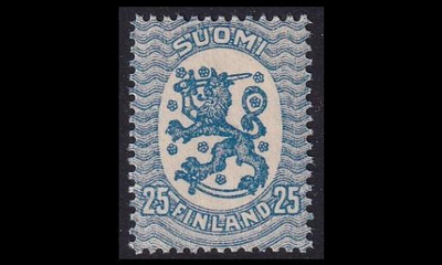 71 ** M-17 25p sininen (1917)