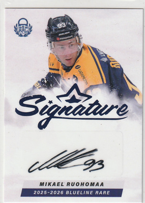 Mikael Ruohomaa Lukko Signature RARE Blueline 2025-26