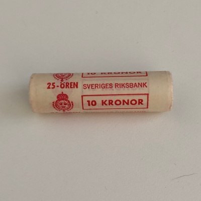 Ruotsi 25 Ören 1980 kolikkorulla